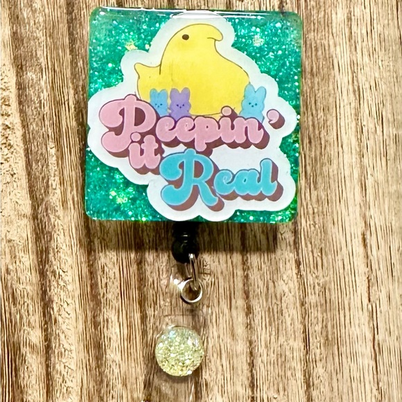 Peepin' it Real Easter Badge Reel - Picture 1 of 4